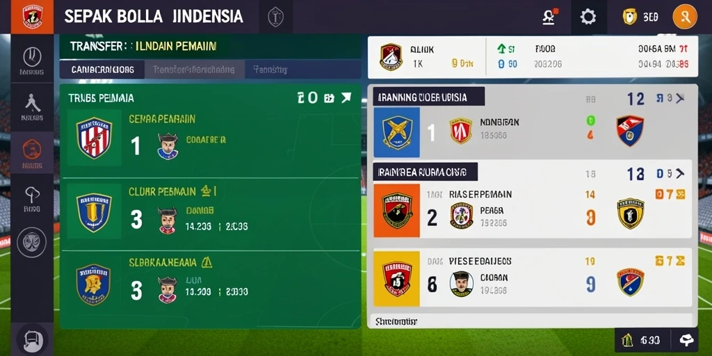 Aksi dalam permainan yang seru dan mendebarkan.