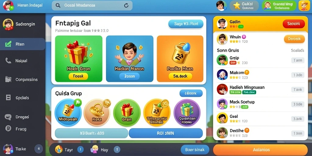 Mode multiplayer yang seru dan kompetitif.