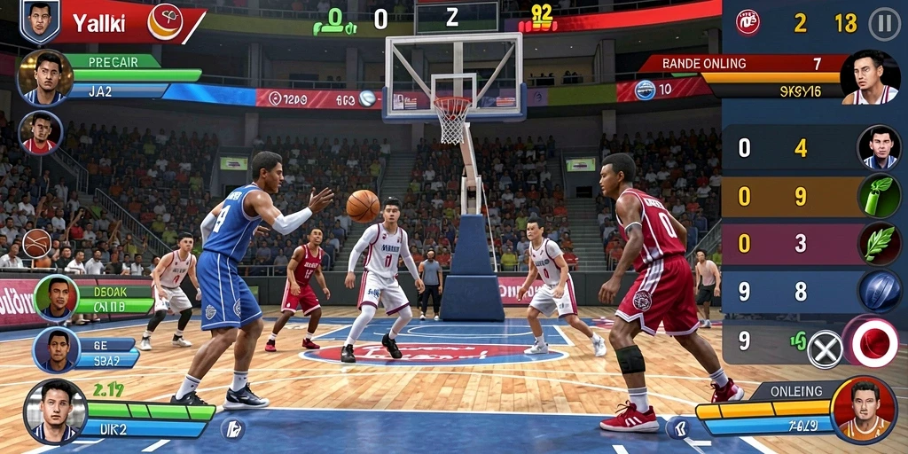 Menu interaksi multiplayer yang menarik.