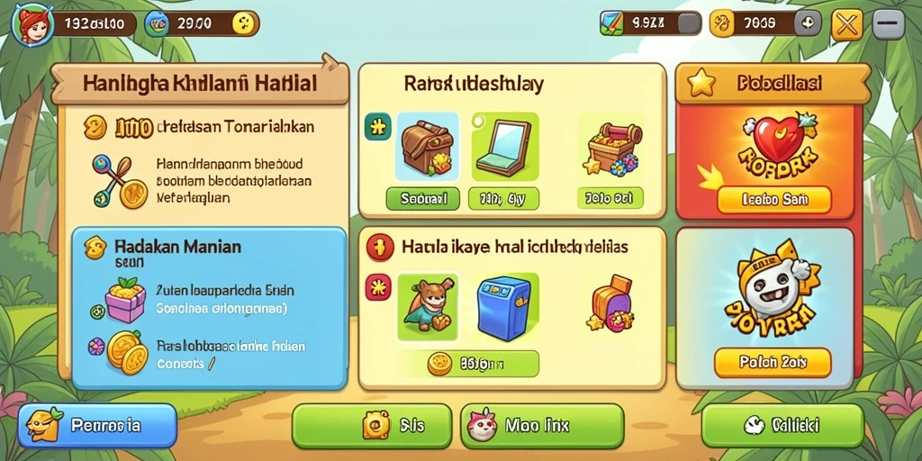 Berbagai pilihan karakter dan skin menarik.