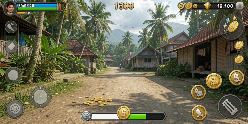 Fitur leaderboard yang menunjukkan peringkat pemain.