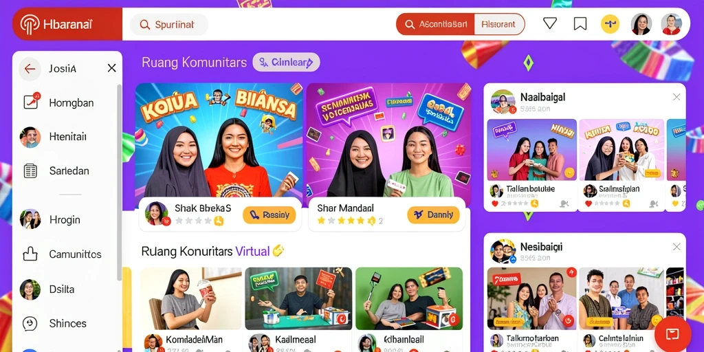 Screenshot memperlihatkan antarmuka pengguna yang ramah.