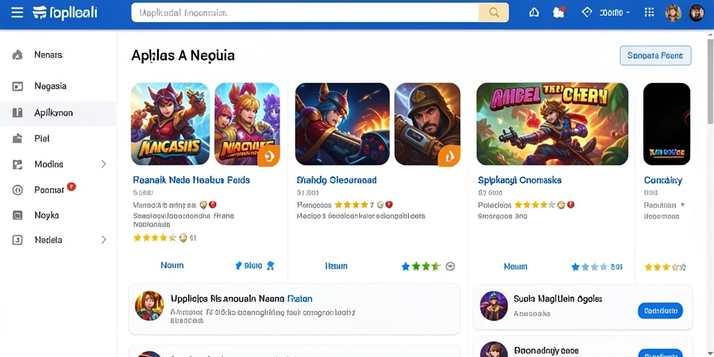 Screenshot memperlihatkan antarmuka permainan yang ramah pengguna.